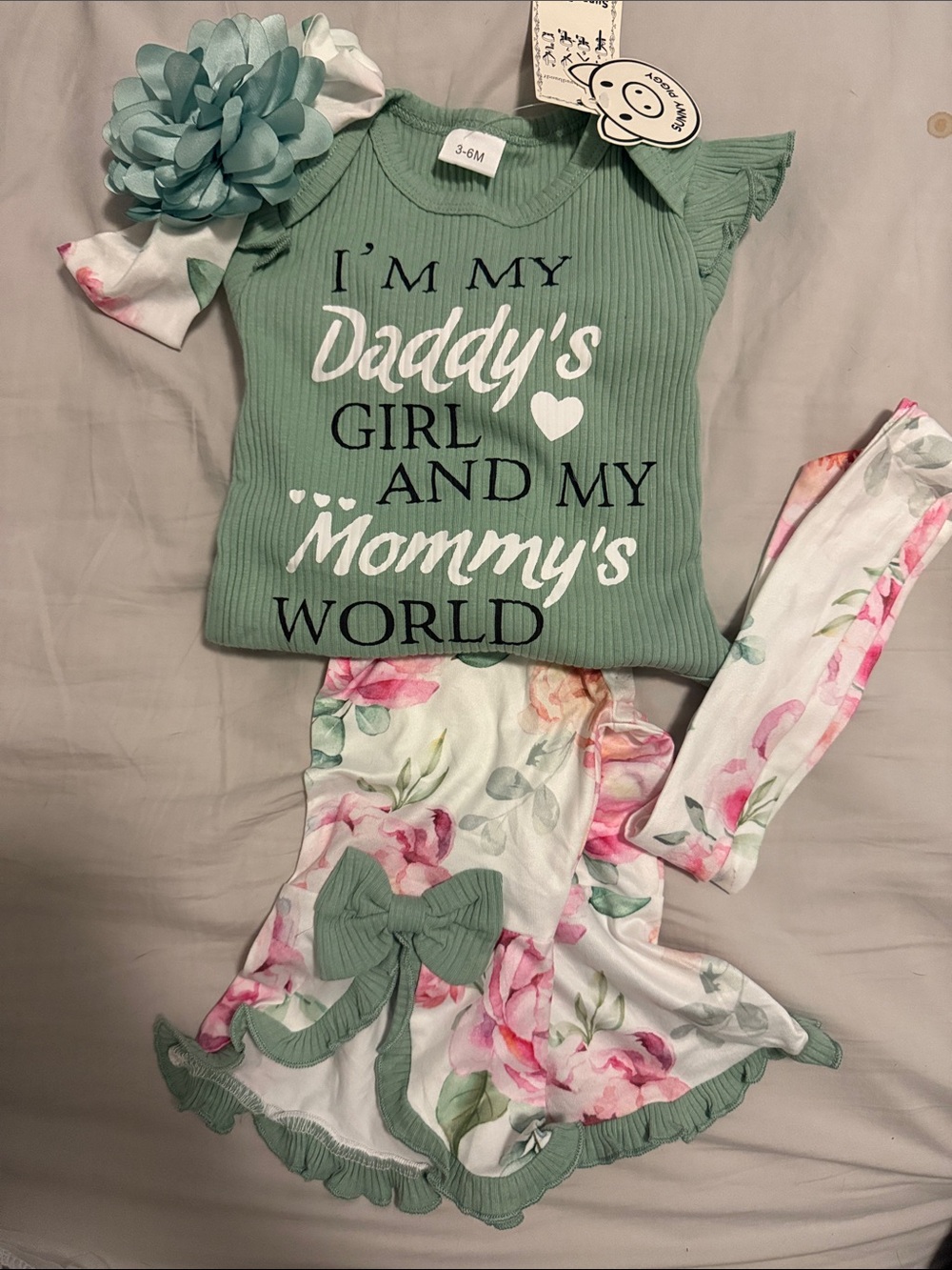 NWT Girls 3-6month Set